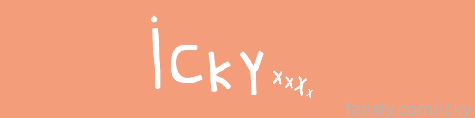 Fansly banner for @icky