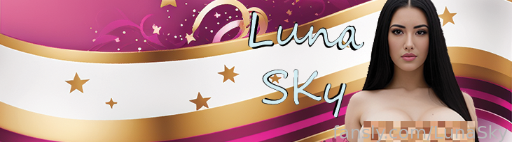 Fansly banner for @LunaSky